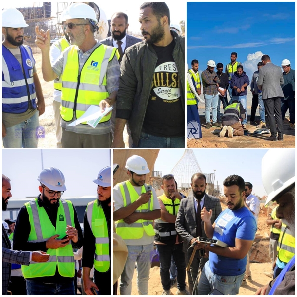 زيارة طُلاب كلية الهندسة لمشروع إنشاء وتطوير مطار خليج سرت الدولي